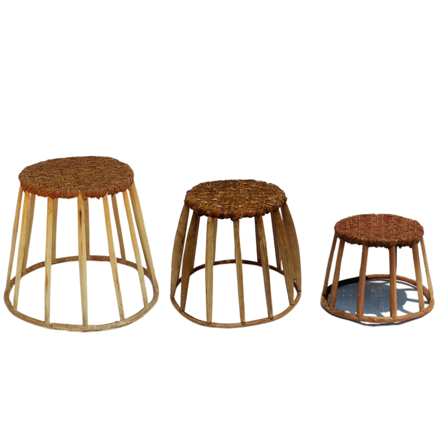 Woven Leather chair - Image 3