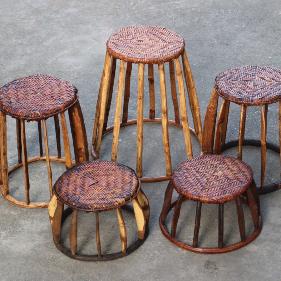 Woven rattan chair - Image 2